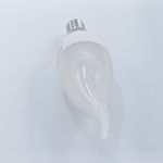 Casa si Gradina - Corpuri si surse de iluminat - Becuri si tuburi neon - Becuri - Bec led flacara 5W (35W), E14, C37T, 410lm, lumina calda (3000K), opal, Braytron - Infinity.ro