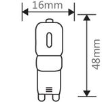 Casa si Gradina - Corpuri si surse de iluminat - Becuri si tuburi neon - Becuri - Bec led 2.5W G9 360grade 220V, Braytron, lumina calda - Infinity.ro