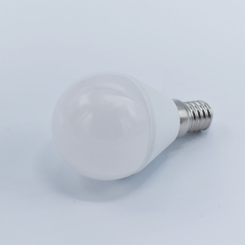 Casa si Gradina - Corpuri si surse de iluminat - Becuri si tuburi neon - Becuri - Bec led sferic 5W (32W), E14, P45, 370lm, lumina calda (3000K), opal, Braytron - Infinity.ro