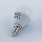 Casa si Gradina - Corpuri si surse de iluminat - Becuri si tuburi neon - Becuri - Bec led sferic 5W (32W), E14, P45, 370lm, lumina calda (3000K), opal, Braytron - Infinity.ro