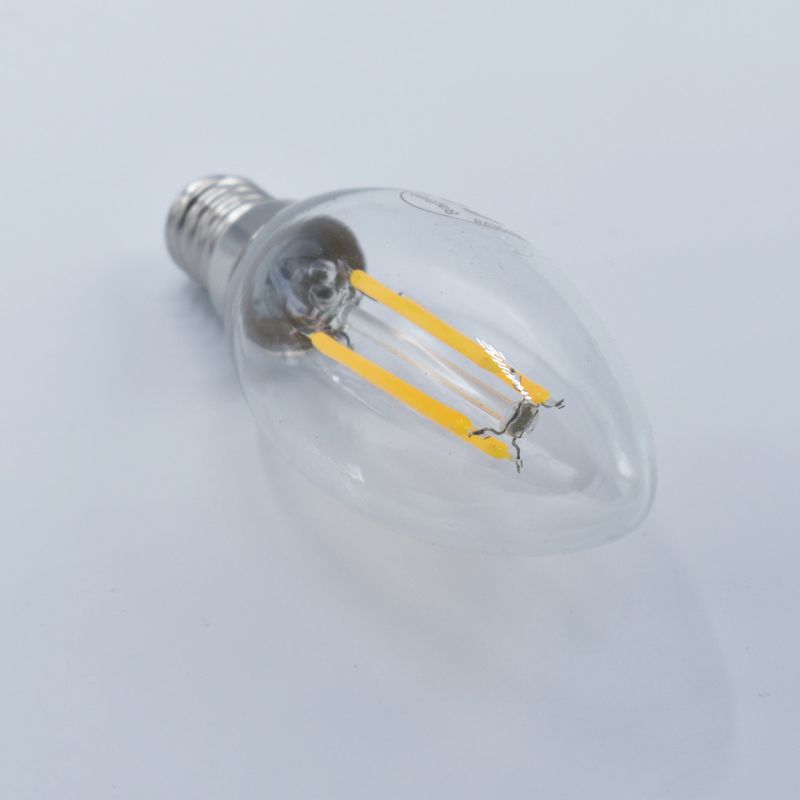 Casa si Gradina - Corpuri si surse de iluminat - Becuri si tuburi neon - Becuri - Bec led lumanare Vintage filament 4W (35W), E14, C35, 400lm, lumina calda (2700K), clar, Braytron - Infinity.ro