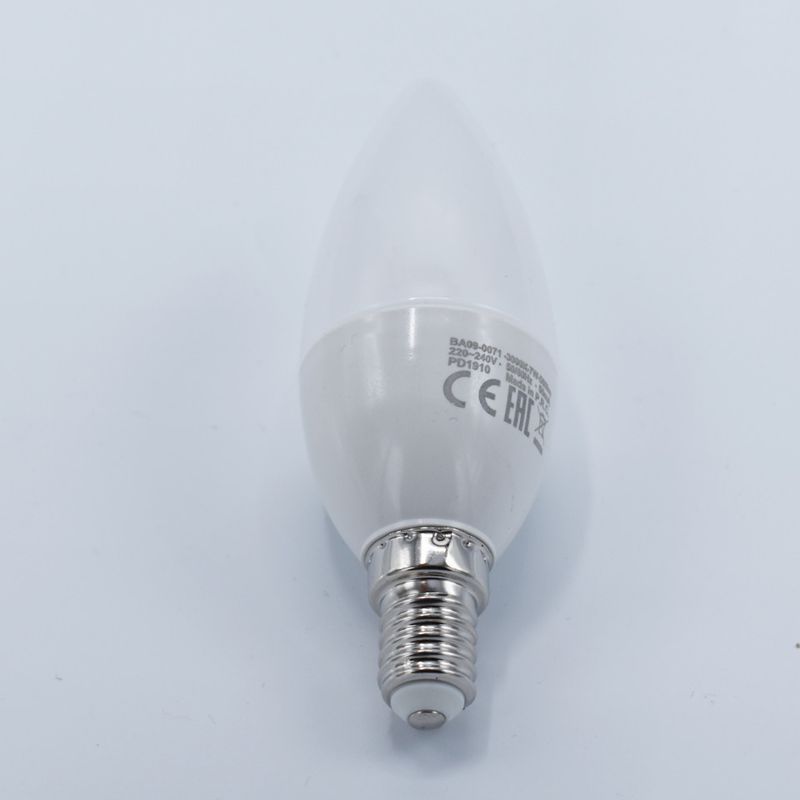 Casa si Gradina - Corpuri si surse de iluminat - Becuri si tuburi neon - Becuri - Bec led lumanare 7W (45W), E14, C37, 560lm, lumina calda (3000K), opal, Braytron - Infinity.ro