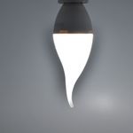 Casa si Gradina - Corpuri si surse de iluminat - Becuri si tuburi neon - Becuri - Bec led flacara 5W (35W), E14, C37T, 400lm, lumina rece (6500K), opal, Braytron - Infinity.ro