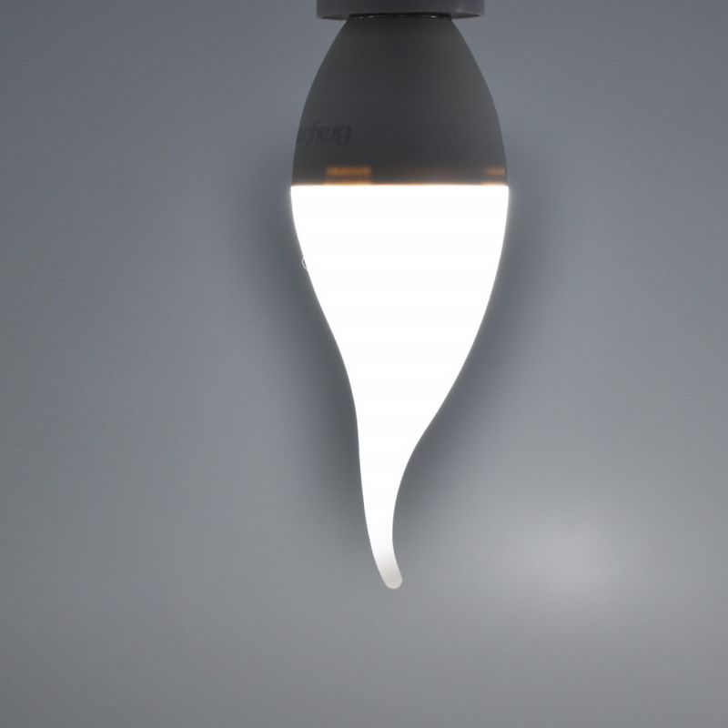 Casa si Gradina - Corpuri si surse de iluminat - Becuri si tuburi neon - Becuri - Bec led flacara 5W (35W), E14, C37T, 400lm, lumina rece (6500K), opal, Braytron - Infinity.ro