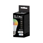 Casa si Gradina - Corpuri si surse de iluminat - Becuri si tuburi neon - Becuri - Bec Smart LED 8.5W V-TAC, RGB+CCT(2700-6500K), dulie E27, compatibil Alexa/Google - Infinity.ro