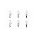 Casa si Gradina - Corpuri si surse de iluminat - Becuri si tuburi neon - Becuri - Set 6 becuri led lumanare, E14, 6W(40W), 470 lm, lumina calda, GTV - Infinity.ro