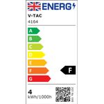 Casa si Gradina - Corpuri si surse de iluminat - Becuri si tuburi neon - Becuri - Bec LED flacara 4W (30W), E14, C37T, 320 lm, lumina calda (2700K), opal, V-TAC - Infinity.ro