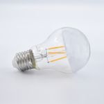 Casa si Gradina - Corpuri si surse de iluminat - Becuri si tuburi neon - Becuri - Bec LED Vintage 4W (27W), E27, A60, 400 lm, lumina calda (2700K), argintiu, Optonica - Infinity.ro