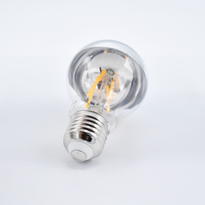 Casa si Gradina - Corpuri si surse de iluminat - Becuri si tuburi neon - Becuri - Bec LED Vintage 4W (27W), E27, A60, 400 lm, lumina calda (2700K), argintiu, Optonica - Infinity.ro