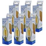 Casa si Gradina - Corpuri si surse de iluminat - Becuri si tuburi neon - Becuri - Set 6 becuri Vintage led, E14, 4W (27 W), 400 lm, lumina calda, Optonica - Infinity.ro