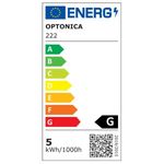 Casa si Gradina - Corpuri si surse de iluminat - Becuri si tuburi neon - Becuri - Bec LED efect flacara 5W (10W), E27, 150 lm, lumina calda (1300K), opal, Optonica - Infinity.ro
