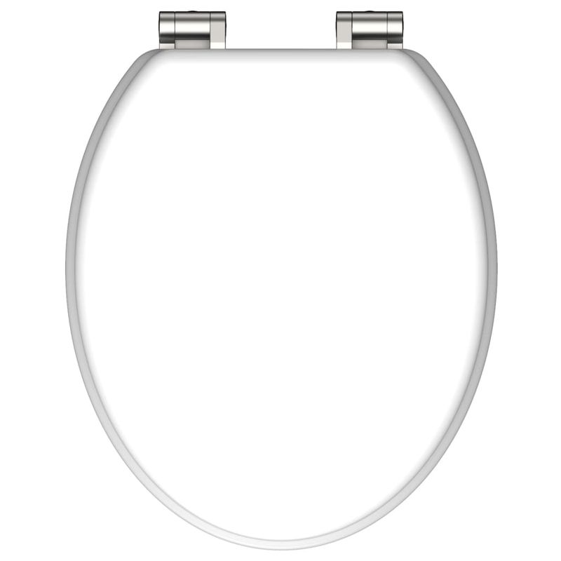 Casa si Gradina - Sanitare - Obiecte sanitare - Vase de toaleta - SCHUTTE Scaun de toaleta cu inchidere soft „SPIRIT WHITE” alb mat - Infinity.ro