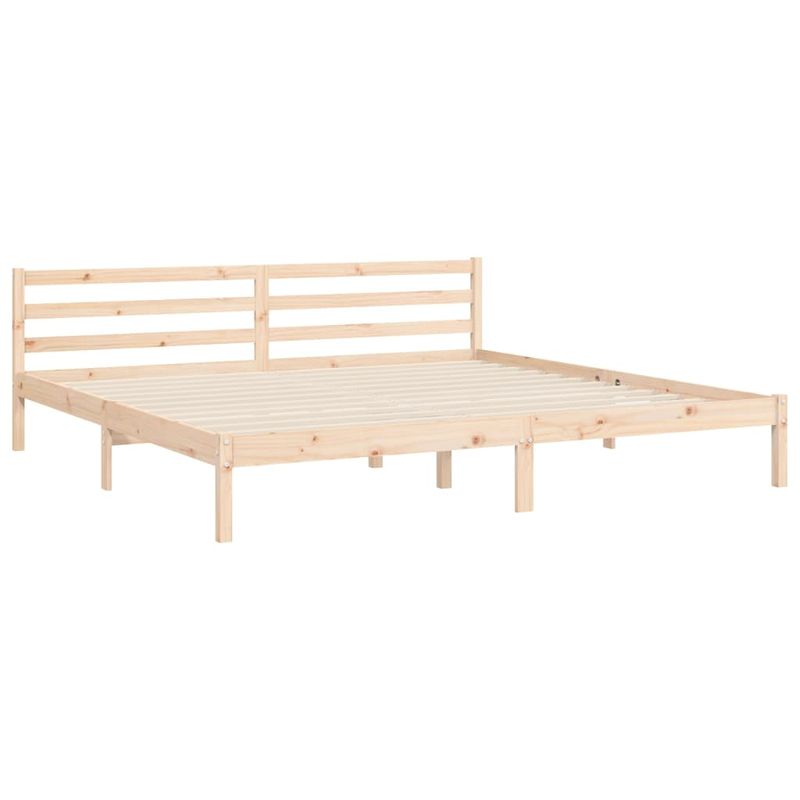 Casa si Gradina - Mobilier - Paturi si accesorii - Paturi - Cadru de pat cu tablie, lemn masiv de pin - Infinity.ro