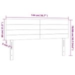 Casa si Gradina - Mobilier - Paturi si accesorii - Accesorii paturi - Tablie de pat metalica, alb, 140 cm - Infinity.ro