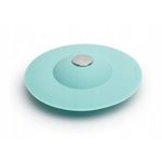 Casa si Gradina - Sanitare - Chiuveta bucatarie si accesorii - Accesorii chiuvete - Dop pentru chiuveta/cada din silicon, universal, rezistent la temperaturi ridicate/scazute, verde - Infinity.ro