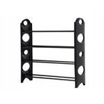 Casa si Gradina - Mobilier - Dulapuri si sifoniere - Dulapuri pantofi - Raft pentru Pantofi, Design Estetic, Negru, 4 Nivele, 64cm x 55cm x 18cm, Extensibil - Infinity.ro