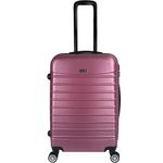 Sport si Outdoor - Articole de voiaj - Trolere - Troler Mare, Quasar & Co.®, Model Compatible Air, 4 roti 360 grade, cifru, maner telescopic, ABS,77x52x31 cm, roz pudrat - Infinity.ro