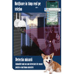 Casa si Gradina - Electrice - Smart Home - Camere de supraveghere - Camera de Supraveghere Video REVOSE™ 5MP 2560x1920, Aplicatie Dedicata, Intelligent Tracking, PTZ, WIFI, Lan, AP hotspot - Infinity.ro