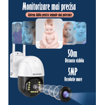 Casa si Gradina - Electrice - Smart Home - Camere de supraveghere - Camera de Supraveghere Video REVOSE™ 5MP 2560x1920, Aplicatie Dedicata, Intelligent Tracking, PTZ, WIFI, Lan, AP hotspot - Infinity.ro