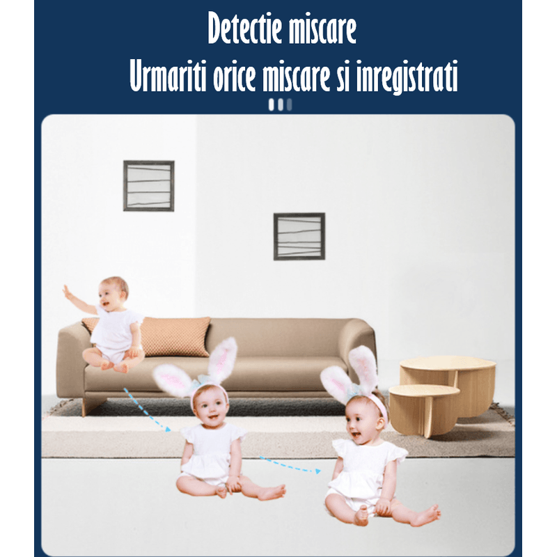 Casa si Gradina - Electrice - Smart Home - Camere de supraveghere - Camera de Supraveghere Video REVOSE™ 5MP 2560x1920, Aplicatie Dedicata, Intelligent Tracking, PTZ, WIFI, Lan, AP hotspot - Infinity.ro