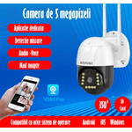 Casa si Gradina - Electrice - Smart Home - Camere de supraveghere - Camera de Supraveghere Video REVOSE™ 5MP 2560x1920, Aplicatie Dedicata, Intelligent Tracking, PTZ, WIFI, Lan, AP hotspot - Infinity.ro
