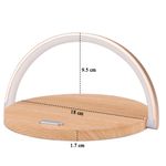 Casa si Gradina - Corpuri si surse de iluminat - Veioze si lampi - Veioze - Lampa cu incarcare wireless si suport telefon,Quasar & Co.®,3 functii, QI 10W, veioza cu 3 intensitati lumina,ABS, natur - Infinity.ro