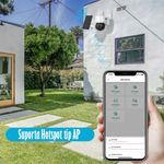 Casa si Gradina - Electrice - Smart Home - Camere de supraveghere - Camera de Supraveghere Video REVOSE™ 5MP 2560x1920, Aplicatie Dedicata, Intelligent Tracking, PTZ,Lan, AP hotspot,Solara - Infinity.ro