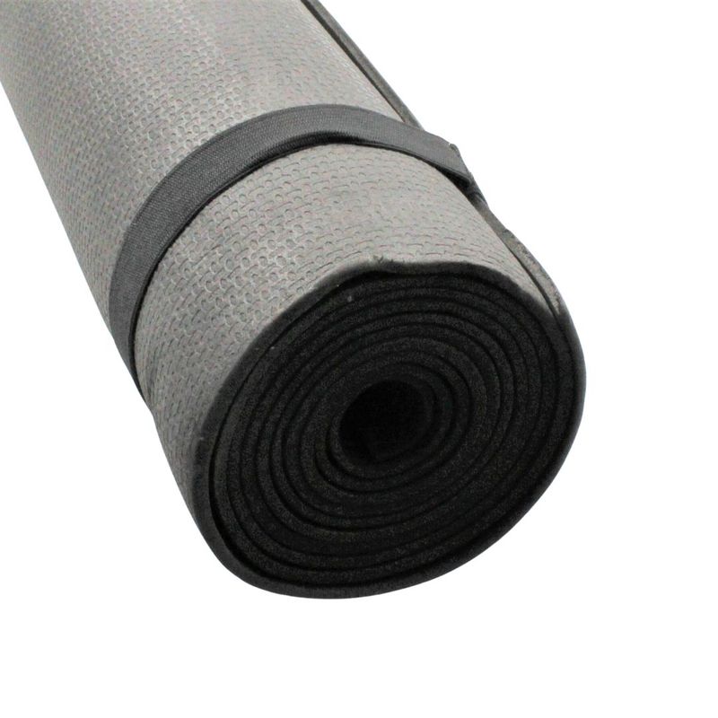Sport si Outdoor - Accesorii si echipamente sportive - Yoga - Covoras gri carbune yoga din spuma EVA 180x60cm - Infinity.ro