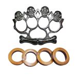 Sport si Outdoor - Sporturi de contact - Produse autoaparare - Set doua boxuri autoaparare IdeallStore® Nevermore, otel inoxidabil, multicolor - Infinity.ro