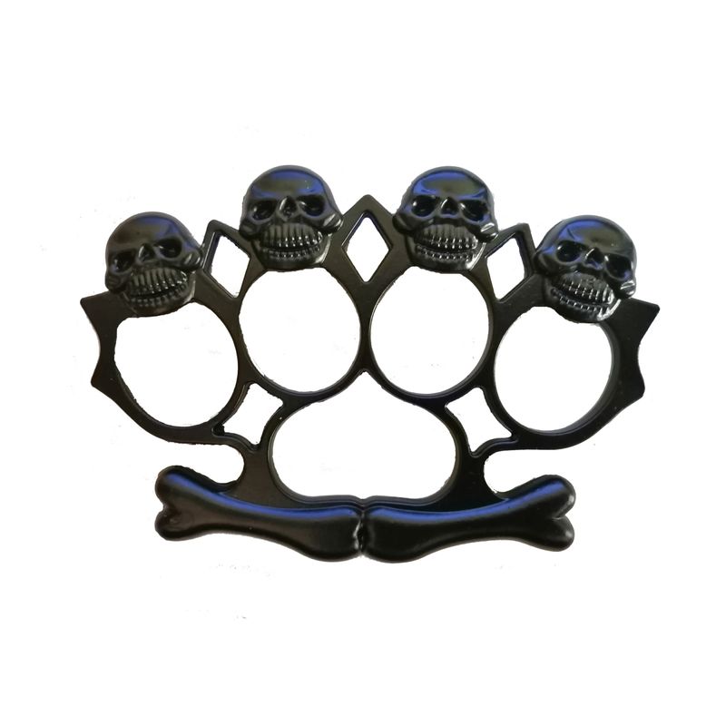 Sport si Outdoor - Sporturi de contact - Produse autoaparare - Set doua boxuri autoaparare Craniu IdeallStore®, otel inoxidabil - Infinity.ro