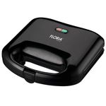 Electronice si Electrocasnice - Electrocasnice bucatarie - Preparare paine - Sandwich-maker - Sandwich-maker Floria ZLN-4304, Negru, 750 W, Placi antiaderente model triunghi - Infinity.ro