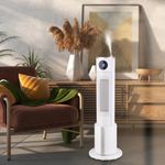 Electronice si Electrocasnice - Climatizare si sisteme de incalzire - Aparate incalzire aer - Aeroterme - Aeroterma tip turn Zilan ZLN5640 Alba, putere 2200W, ecran LED, 3 trepte de viteza - Infinity.ro