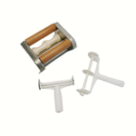 Casa si Gradina - Bucatarie si vesela - Ustensile bucatarie - Feliatoare si taietoare manuale - Accesoriu de facut ravioli Zilan ZLN9488 pentru aparat de facut paste, doua role din lemn - Infinity.ro