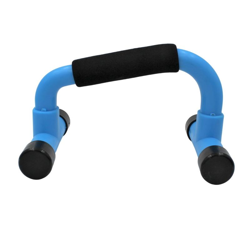 Sport si Outdoor - Fitness - Greutati si echipament - Kituri, gantere si dumbell - Set suport manere push-up culoare albastru - Infinity.ro