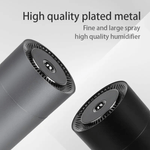 Casa si Gradina - Decoratiuni - Aromaterapie si lumanari - Difuzoare aromaterapie - Difuzor aromaterapie, Umidificator auto cu leduri, negru, portabil , rezervor 260ml, gri - Infinity.ro