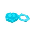 PC, gaming si accesorii - Retelistica - Cabluri si accesorii - Organizator portabil pentru cabluri USB, material biodegradabil, greutate redusa, culoare bleu, 76x76x25 mm - Infinity.ro