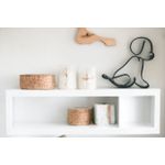 Casa si Gradina - Decoratiuni - Obiecte decorative - Accesorii decorative - Decoratiune pui de catel, pentru decor modern, negru sparkle, design interior, 100x98x15 mm - Infinity.ro