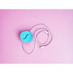 PC, gaming si accesorii - Retelistica - Cabluri si accesorii - Organizator portabil pentru cabluri USB, material biodegradabil, greutate redusa, culoare bleu, 76x76x25 mm - Infinity.ro