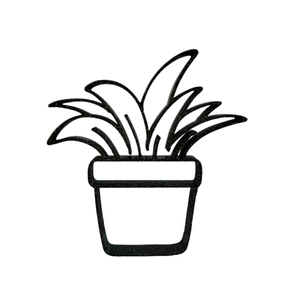 Planta suculenta decorativa, pentru decor interior minimalist, negru sparkle, 140x150x15 mm