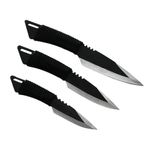 Casa si Gradina - Bucatarie si vesela - Vesela si tacamuri - Cutite si seturi de cutite - Set 3 cutite de aruncat IdeallStore®, 22.5 cm si 3 cutite de aruncat, 24.5 cm , husa inclusa - Infinity.ro