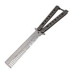 Casa si Gradina - Bucatarie si vesela - Vesela si tacamuri - Cutite si seturi de cutite - Set Briceag fluture de antrenament si trei cutite de aruncat, Black Fury, IdeallStore®, otel inoxidabil - Infinity.ro