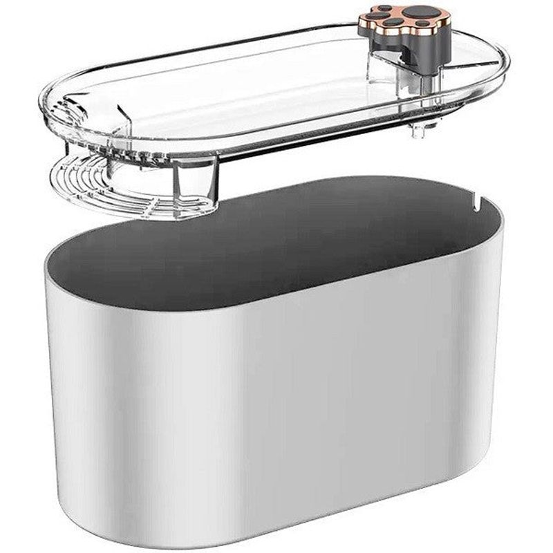 Petshop - Accesorii petshop - Castroane si adapatori - Dispenser apa automat, Welora, Tip fantana pentru pisici si caini - Alb - Infinity.ro