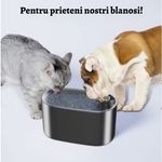 Petshop - Accesorii petshop - Castroane si adapatori - Dispenser apa automat, Welora, Tip fantana pentru pisici si caini - Alb - Infinity.ro