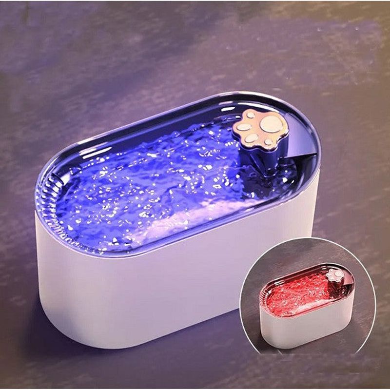 Petshop - Accesorii petshop - Castroane si adapatori - Dispenser apa automat, Welora, Tip fantana pentru pisici si caini - Alb - Infinity.ro