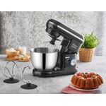 Electronice si Electrocasnice - Electrocasnice bucatarie - Mixere, tocatoare & roboti de bucatarie - Mixere - Mixer cu bol din inox ZILAN ZLN-1215, 1000 W, Bol 4.5 L inox, 8 Viteze, Negru - Infinity.ro