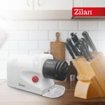 Casa si Gradina - Bucatarie si vesela - Ustensile bucatarie - Ascutitoare cutite - Ascutitor de cutite Zilan ZLN2175 Alb, 15W,  ultra compact, 2 nivele, ascutire si slefuire - Infinity.ro