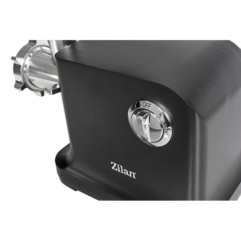 Electronice si Electrocasnice - Electrocasnice bucatarie - Mixere, tocatoare & roboti de bucatarie - Masini de tocat - Masina de tocat carne Zilan ZLN1789 Negru, 1800W, doua viteze plus reverse - Infinity.ro