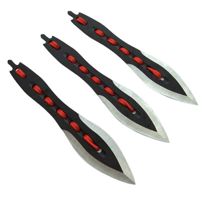 Casa si Gradina - Bucatarie si vesela - Vesela si tacamuri - Cutite si seturi de cutite - Set Briceag fluture de antrenament si trei cutite de aruncat, Anarchy Blades, IdeallStore®, otel inoxidabil - Infinity.ro