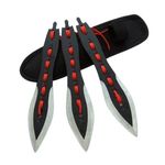 Casa si Gradina - Bucatarie si vesela - Vesela si tacamuri - Cutite si seturi de cutite - Set Briceag fluture de antrenament si trei cutite de aruncat, Anarchy Blades, IdeallStore®, otel inoxidabil - Infinity.ro