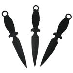 Casa si Gradina - Bucatarie si vesela - Vesela si tacamuri - Cutite si seturi de cutite - Set Briceag fluture de antrenament si trei cutite de aruncat, Anarchy Blades, IdeallStore®, otel inoxidabil - Infinity.ro